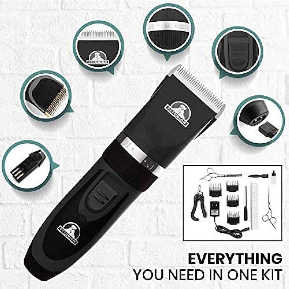 Cordless Low Noise Dog Grooming Clippers N736