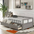 Gray Twin Daybed with Trundle A7186