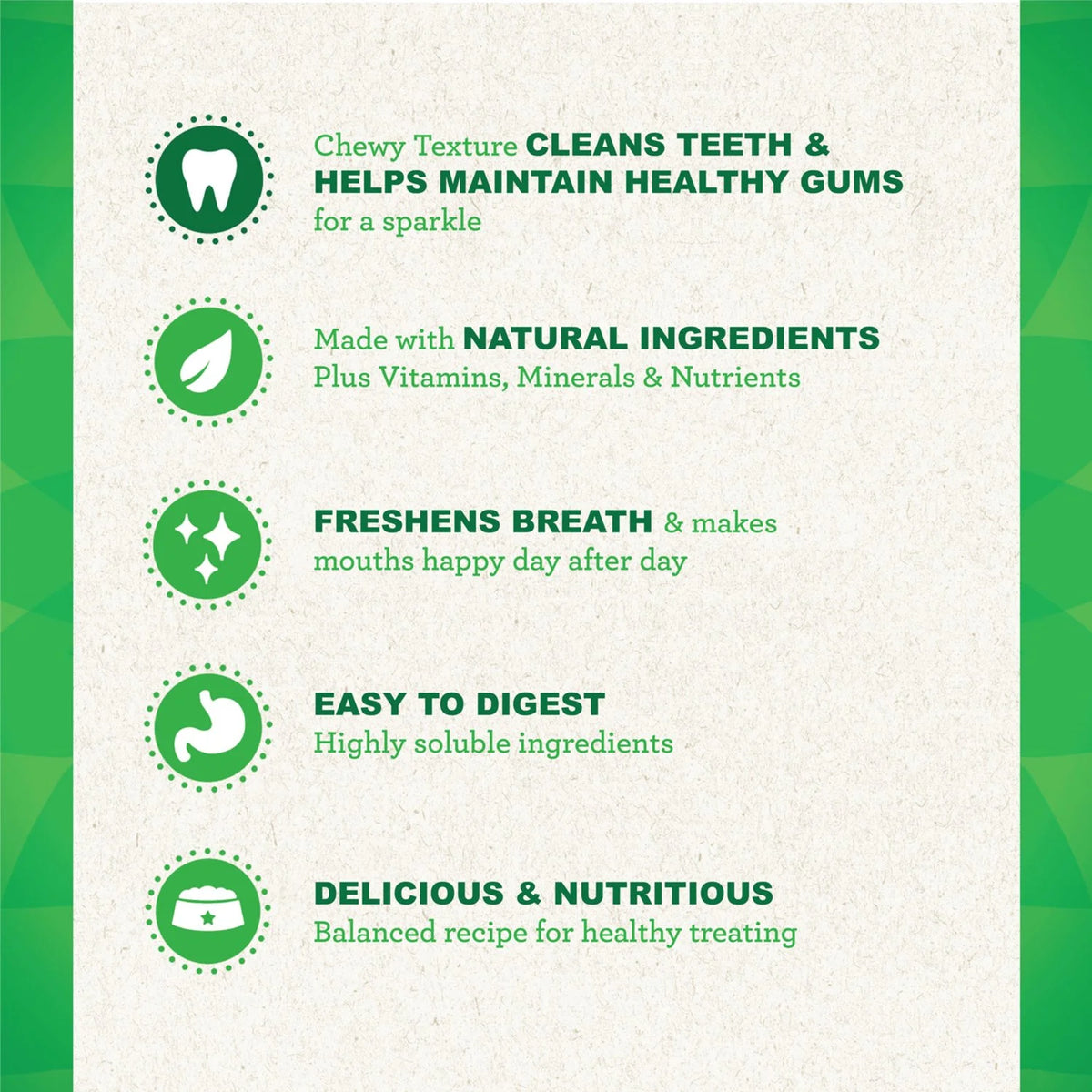 Original Flavor Dental Treats for Dogs 18 oz 4 Pack W514