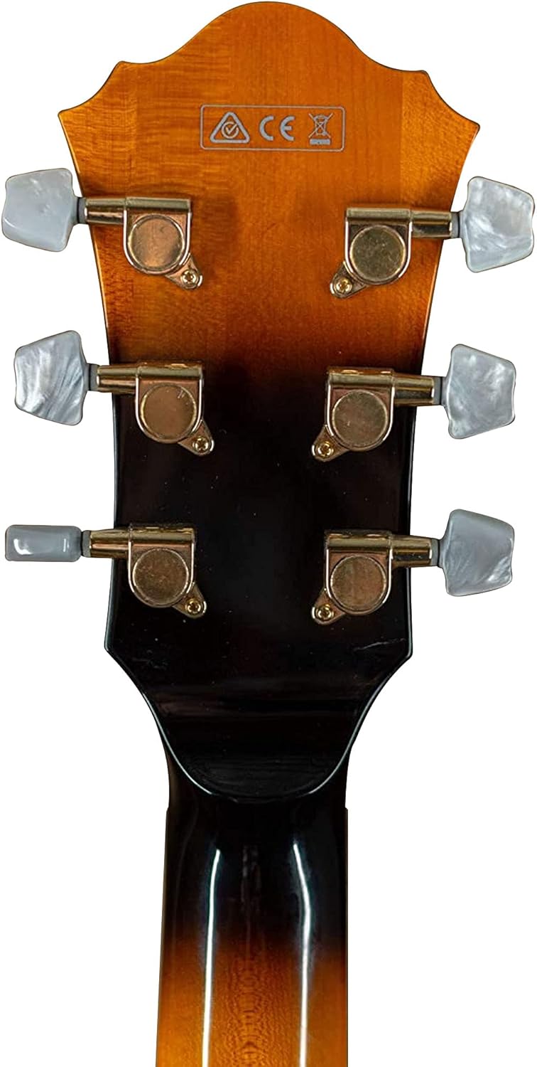 Brown Sunburst 6-String Electric Guitar F8478