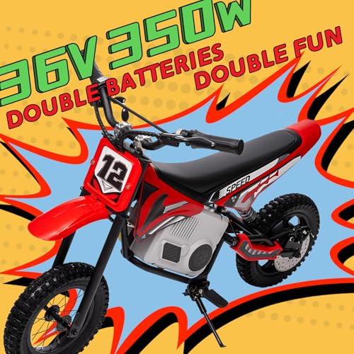 Green Electric Dirt Bike W36260