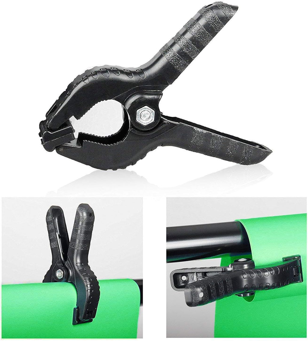 Photo Background Support System with 8.5 x 10ft Backdrop Stand Kit, 6 x 9.5ft Green Screen Backdrop, Carry Bag A14696