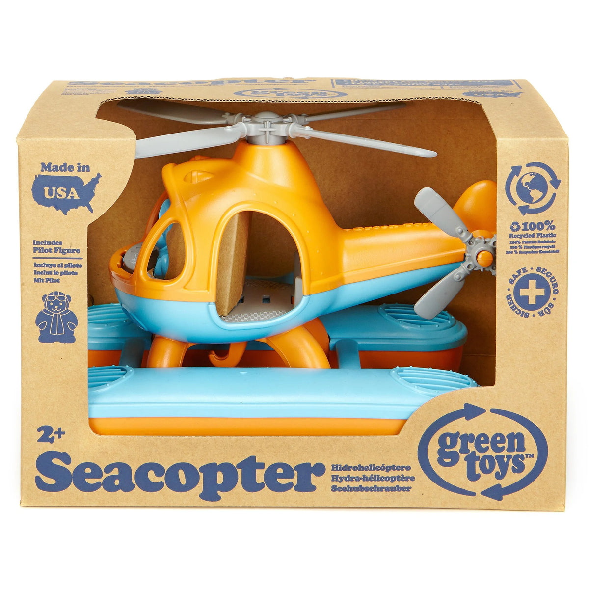 Orange/Blue Seacopter Play Vehicles U377