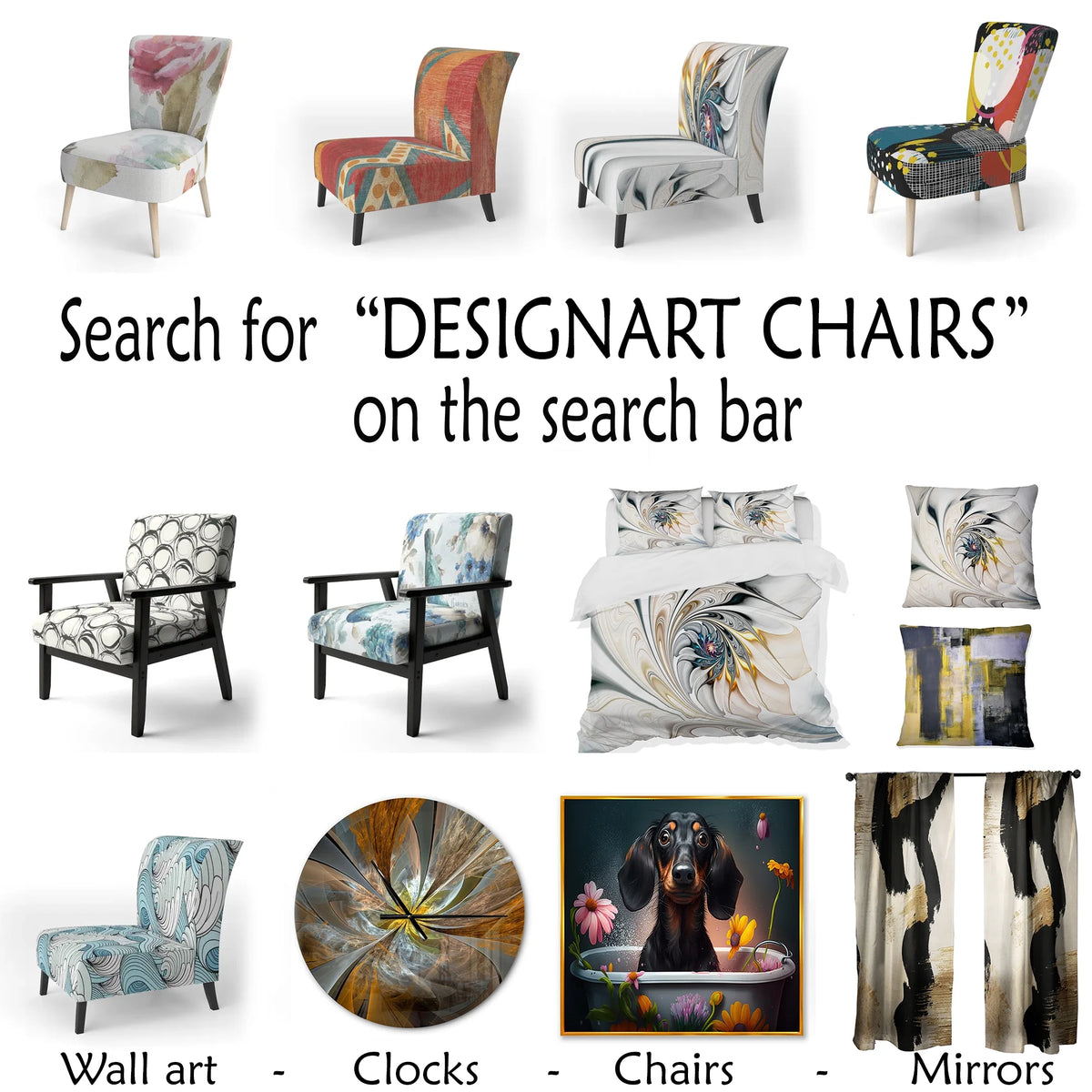 Black and White Striped Pattern Upholstered Accent Chair M337
