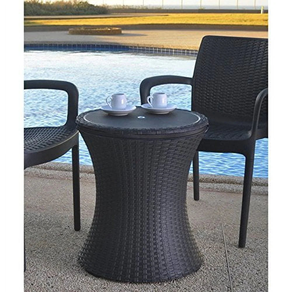 7.5 Gallon Resin Outdoor Beverage Cooler Table R704
