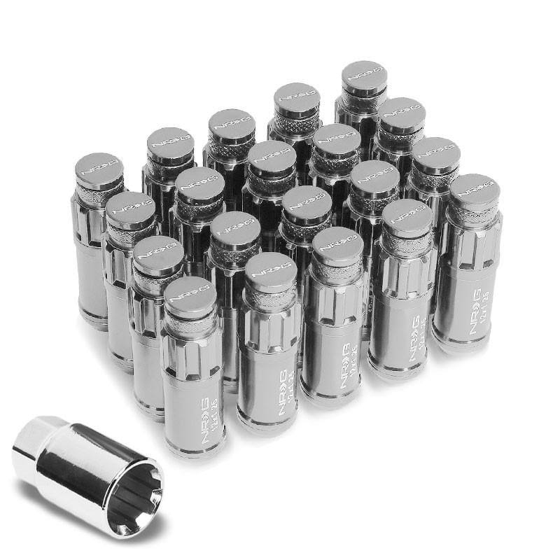 Silver Cone Seat Open End Wheel Locks B132601