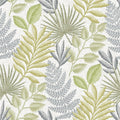 Grey Botanical Wallpaper M998548