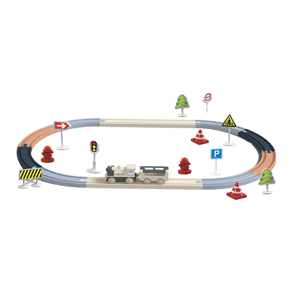 30pcs Puzzle Train Tracks Set A8054