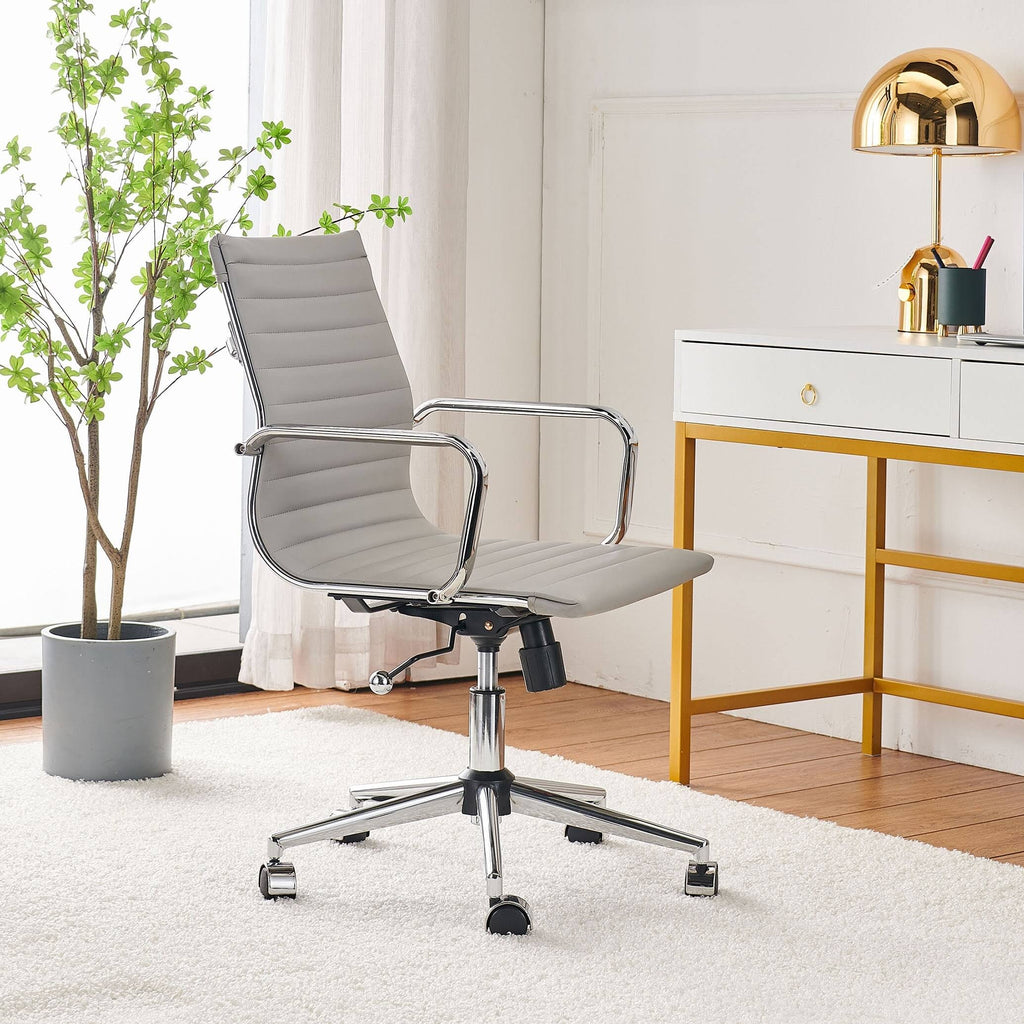 Tan Adjustable Swivel Office Chair M236988