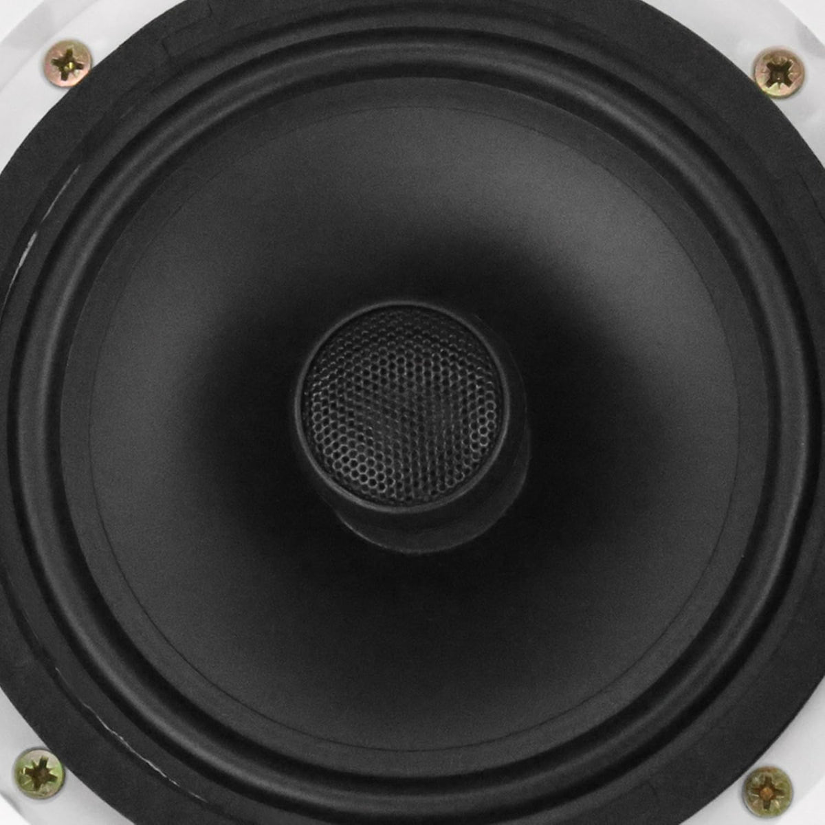 Dual 6-Inch in-Wall/in-Ceiling 2-Way Stereo Sound Speaker with 1" Silk Dome Tweeter and Crossover Network, Pack of 2 S254816
