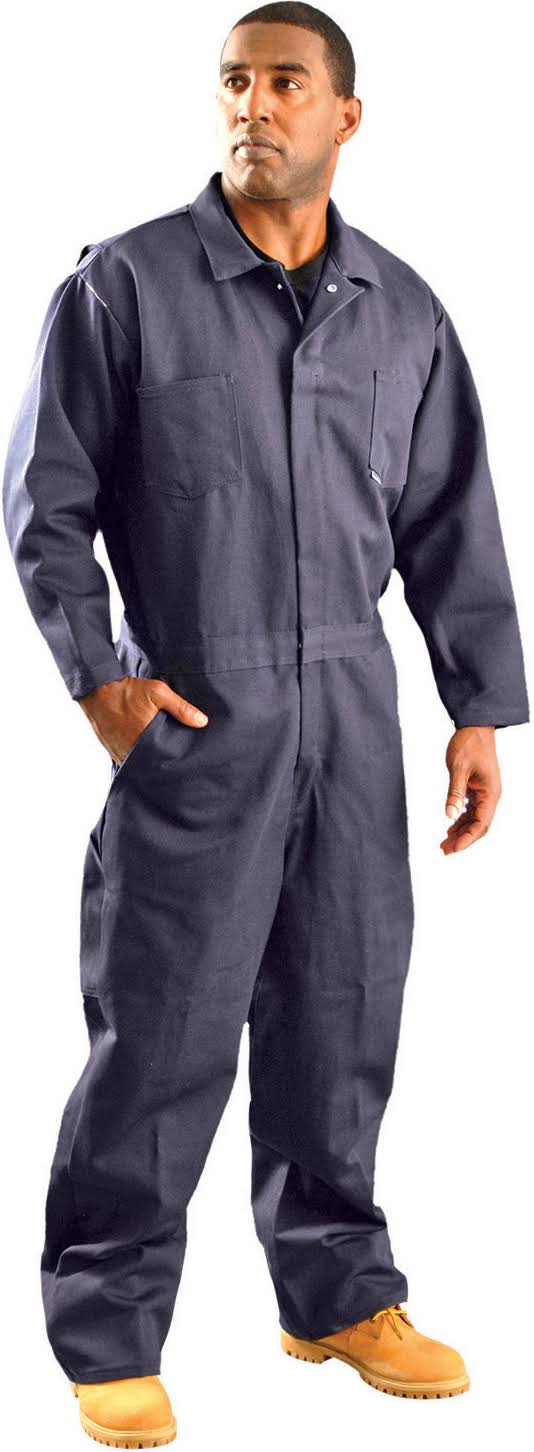 Navy Flame Resistant Coverall P1558