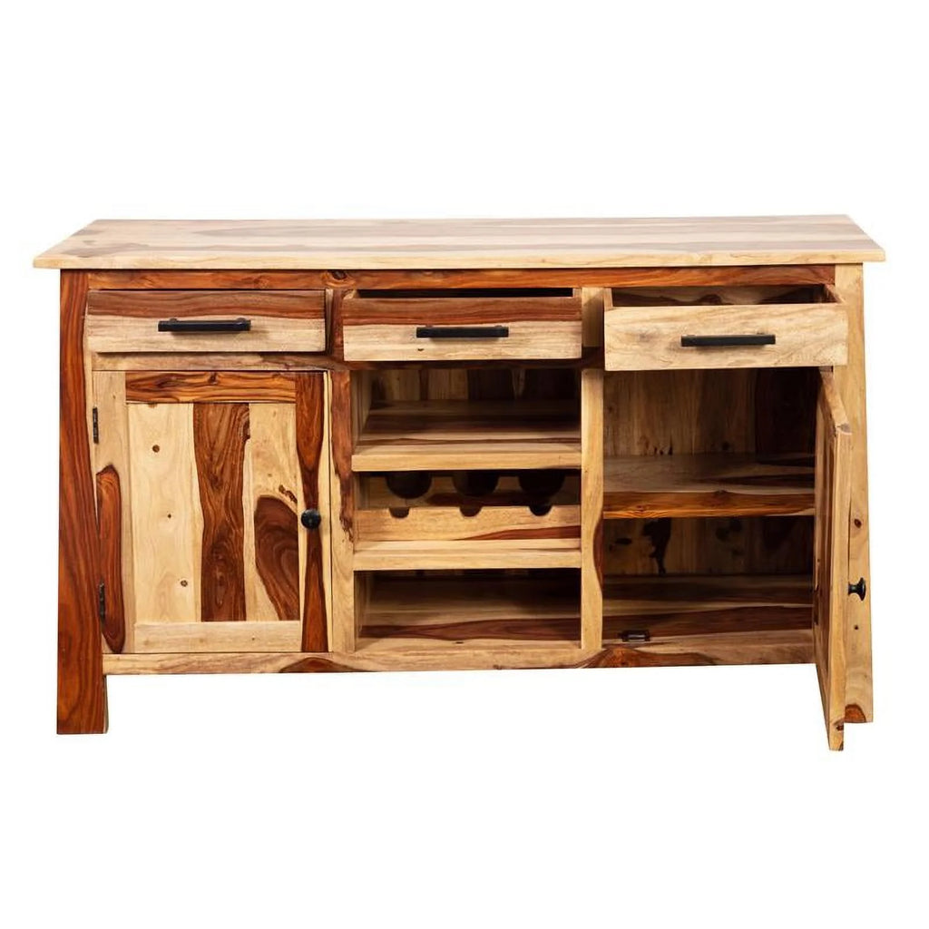 Solid Sheesham Wood Sideboard B680095