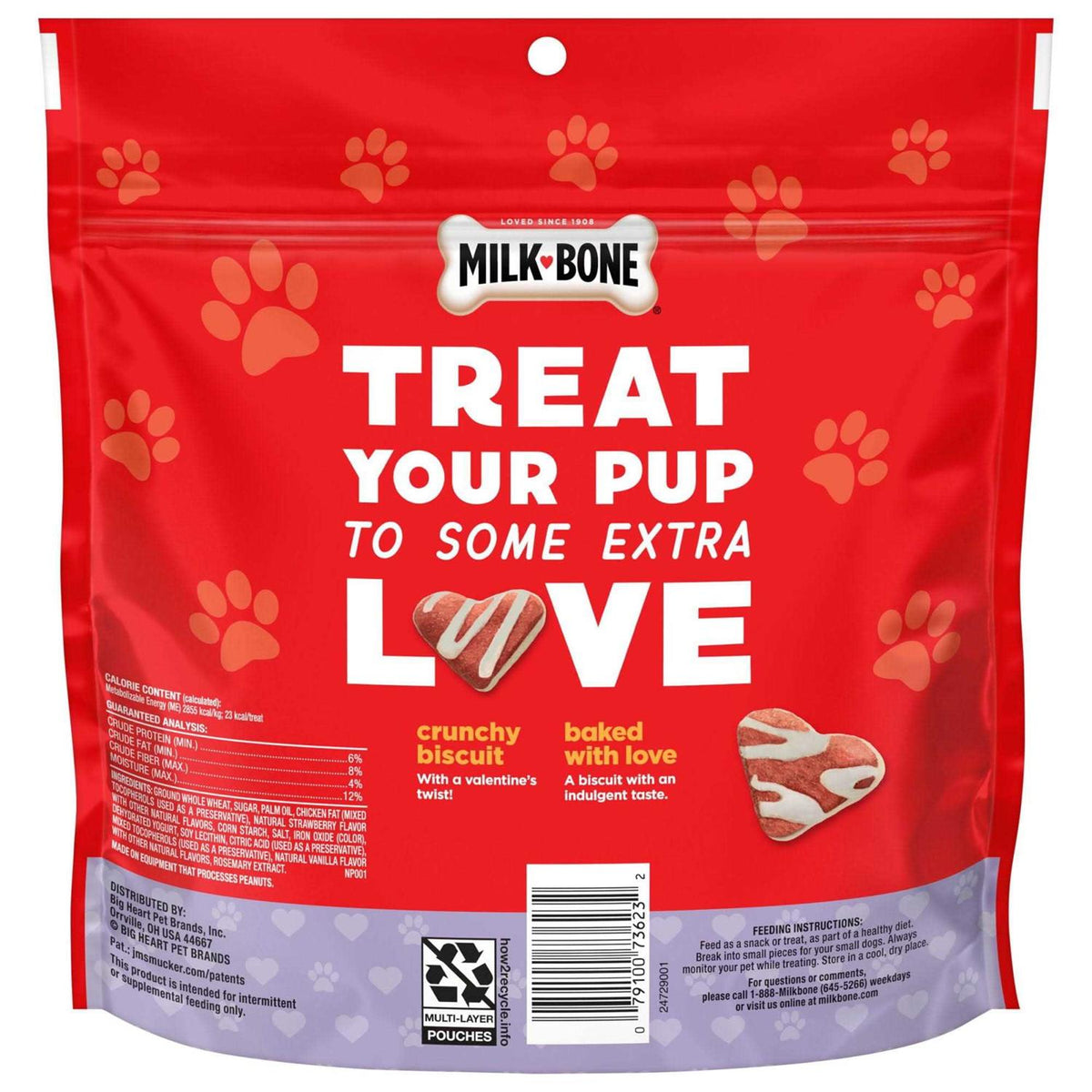 Strawberry Flavored Dog Biscuits P244