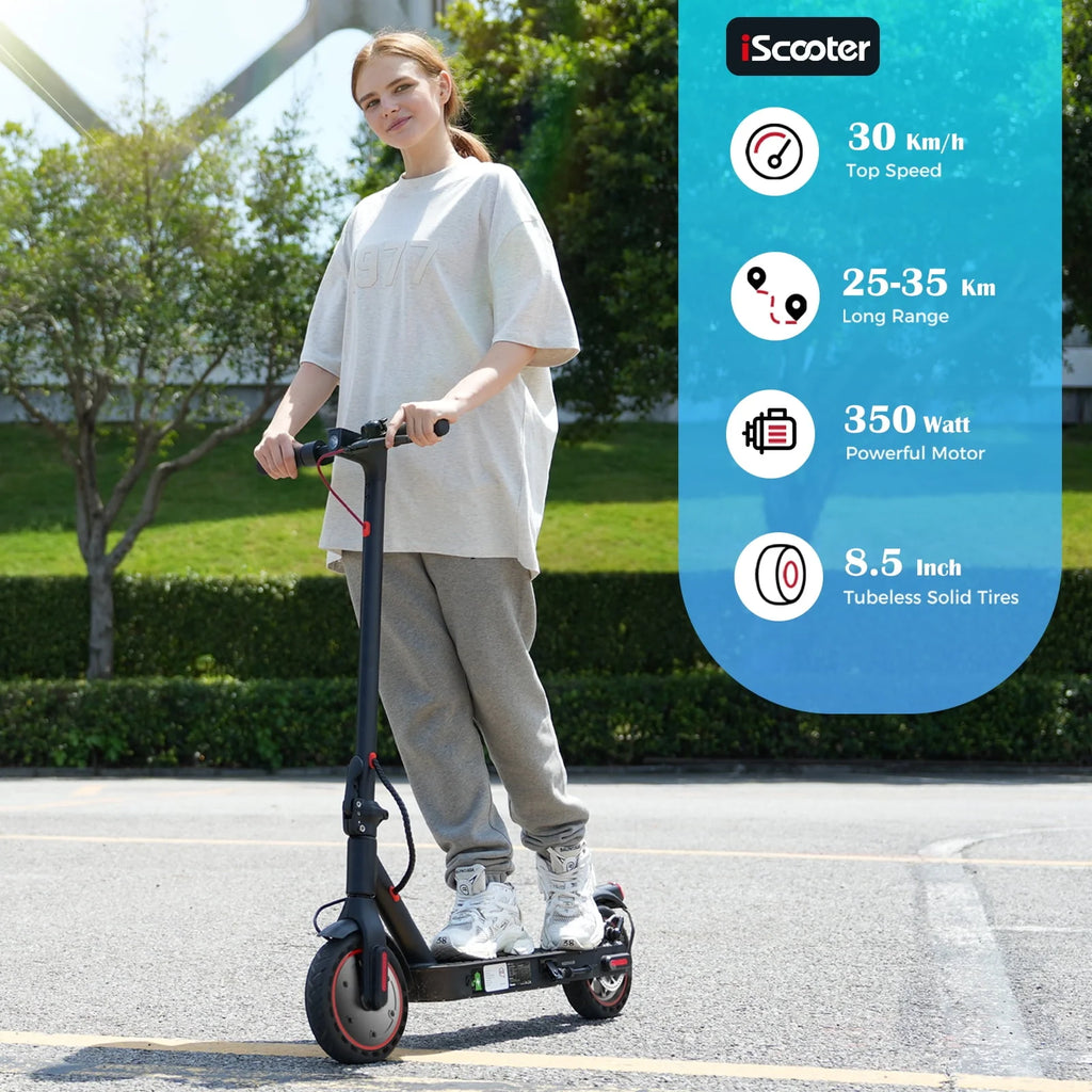 350W Foldable Electric Scooter with Double Braking System X92958