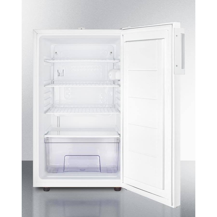 White 4.1 cu ft Compact Refrigerator N535