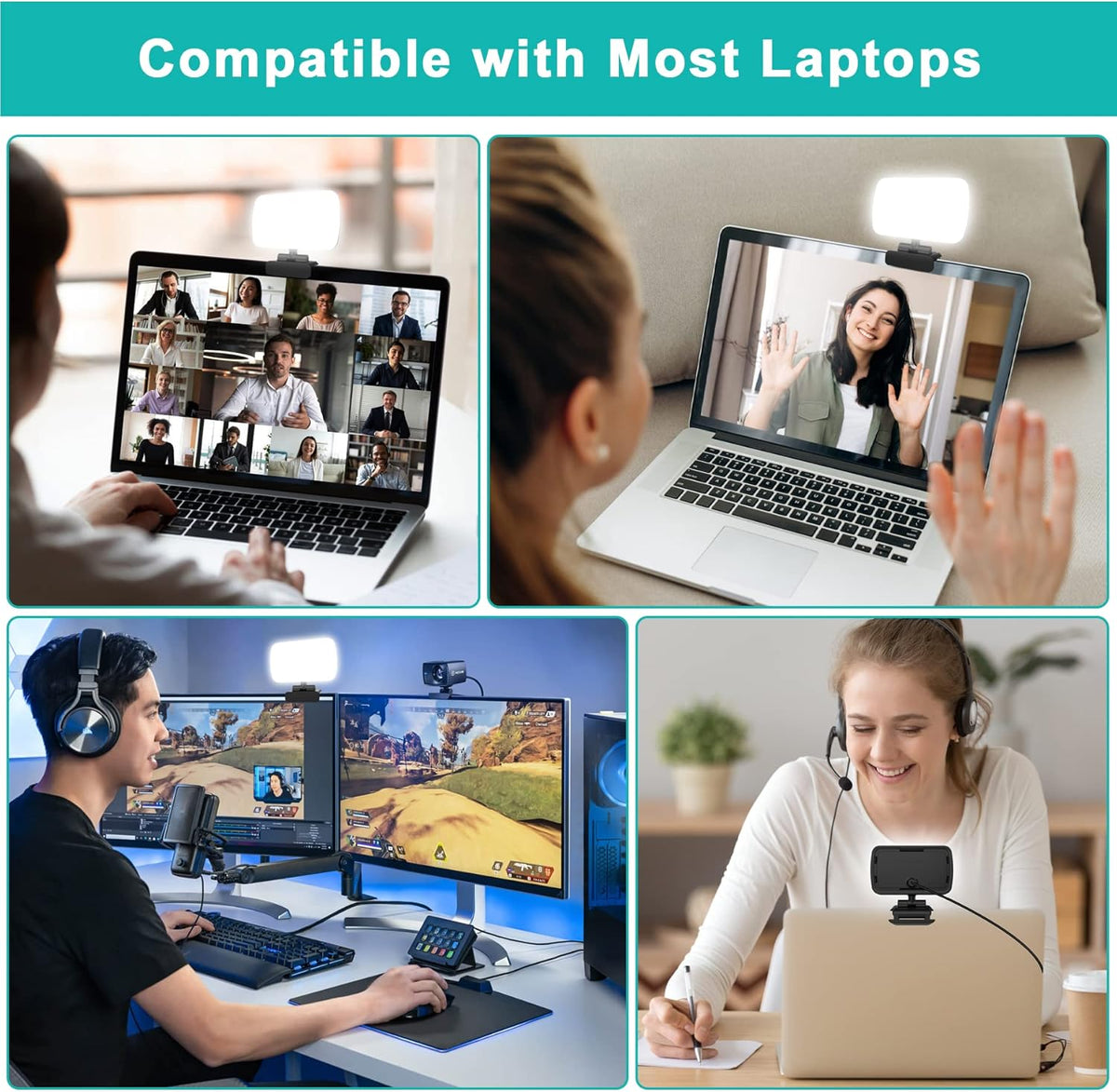 Video Conference Lighting with 3 Light Modes D69878