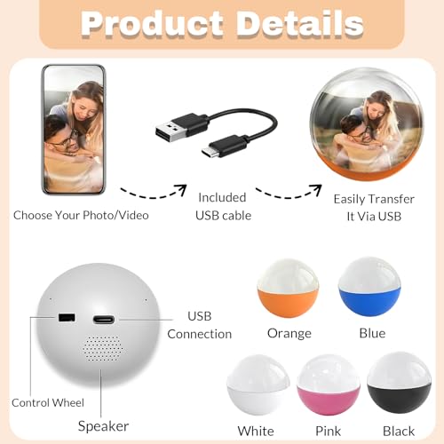 White Memory Sphere Lamp U134