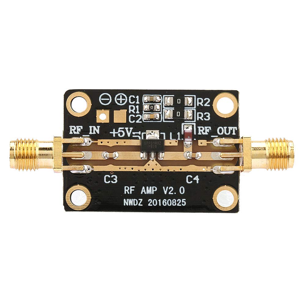 Low Noise Ultra Bandwidth Amplifier LNA 0.05-4GHz NF=0.6dB RF FM HF VHF UHF WideBand Non Reflective Design Frequency Capability Ham Radio with High Isolation RF Amplifier R215615