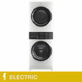 White Front Load Laundry Tower with 5.2 Cu. Ft. Washer, 8.0 Cu. Ft. C2624