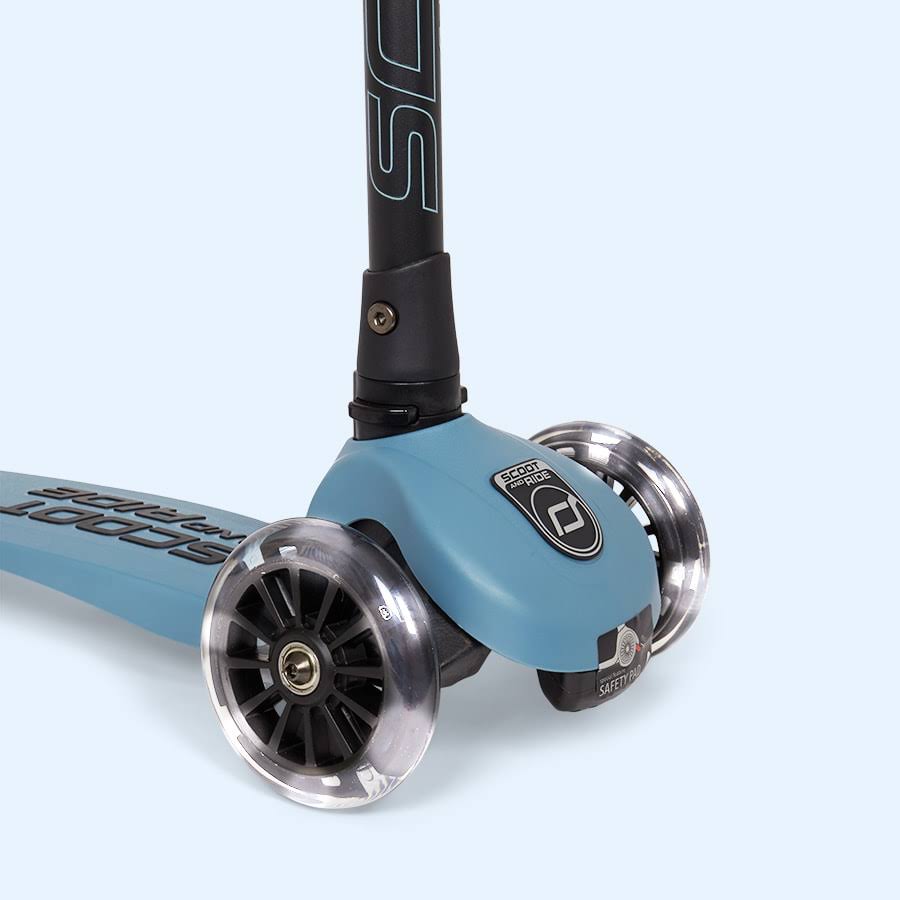 Steel Blue LED Kick Scooter J30677