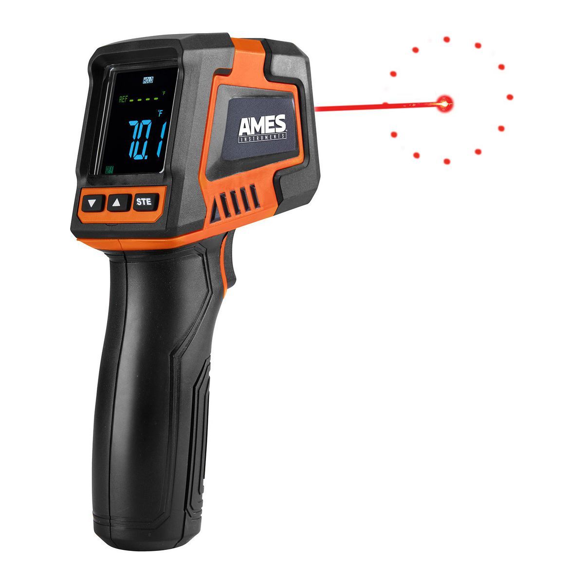 Infrared Laser Thermometer with Color Alarms H3110