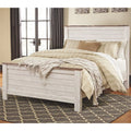 Queen Panel Bed in Whitewash N1869