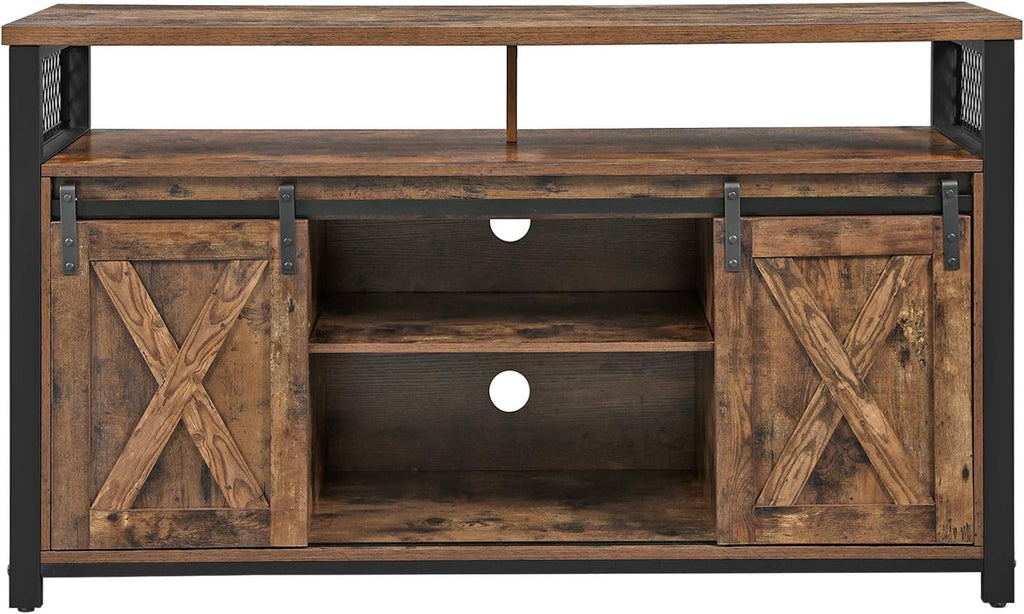 Charcoal Gray and Black TV Cabinet for 55-inch TVs G885885