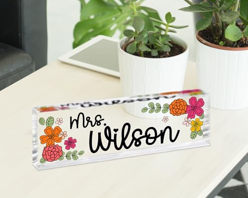 Teacher Desk Name Plate J290