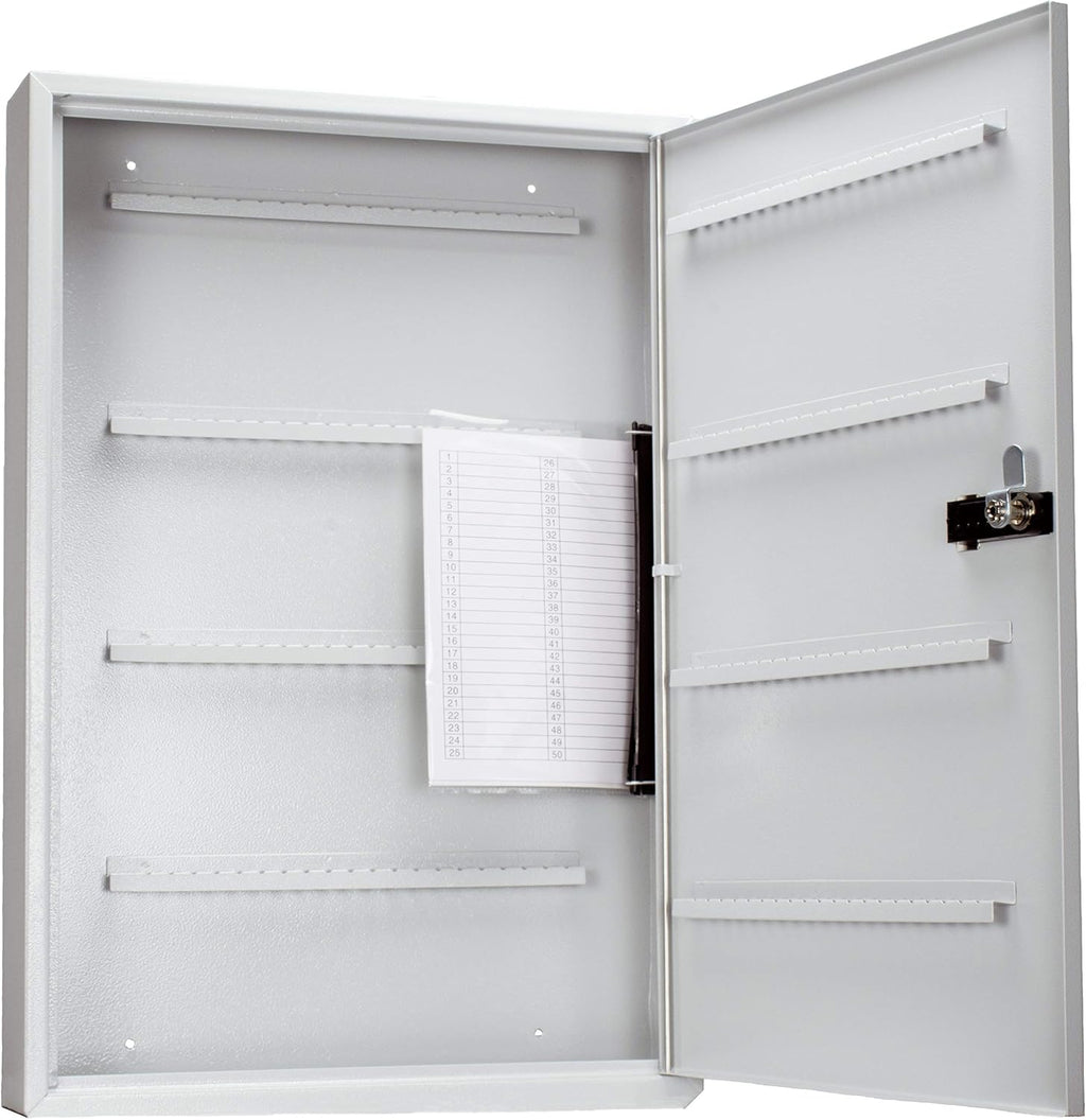 Grey Steel Key Safe Cabinet with Combination Lock Box A226935