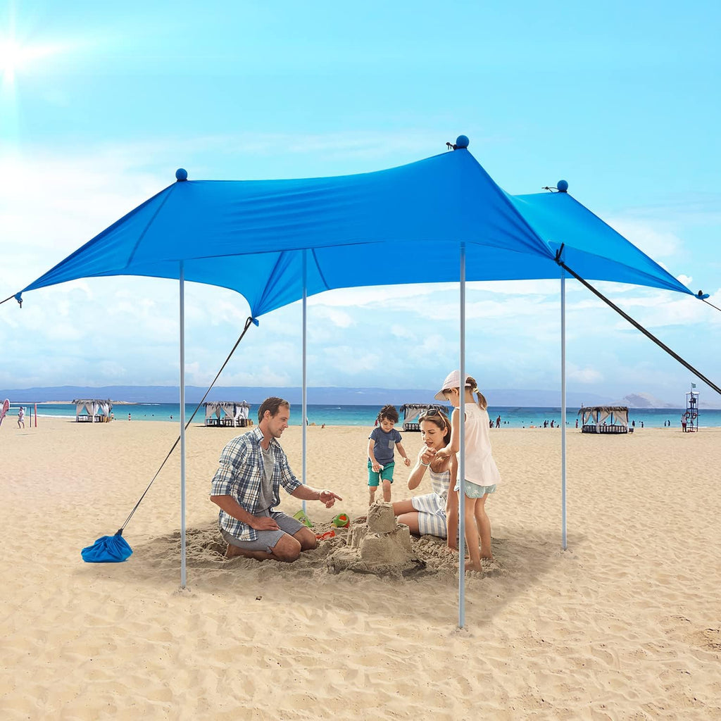 6 x 6 FT UPF50+ Pop Up Beach Tent with Carry Bag J74664