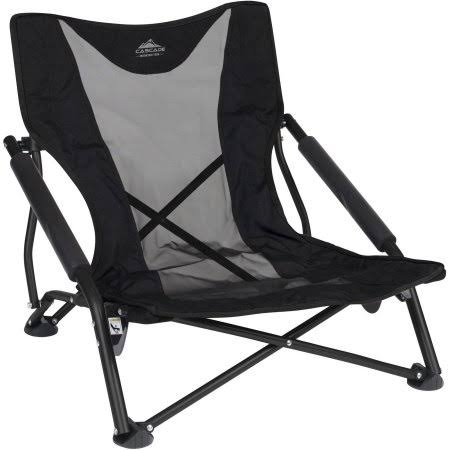 Black Low Profile Camp Chair V59168