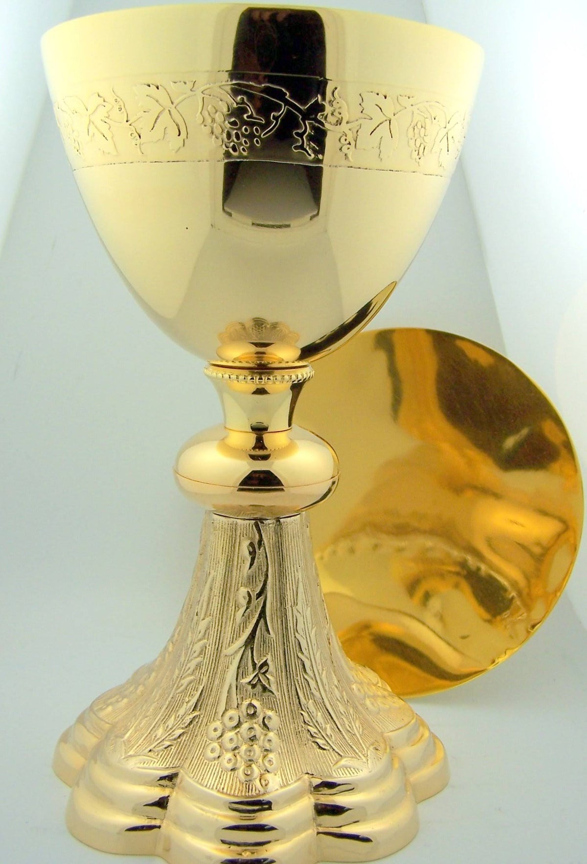 Gold Gild Priest Chalice & Paten J3079