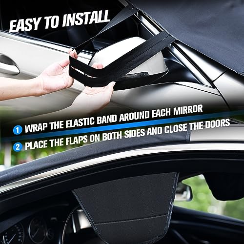 Extra Large Thicken Oxford Windshield Cover 71x47 Inches C568066