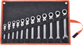 12pc 8-19mm Metric Movable Head Ratchet Wrench Combination Set Q327