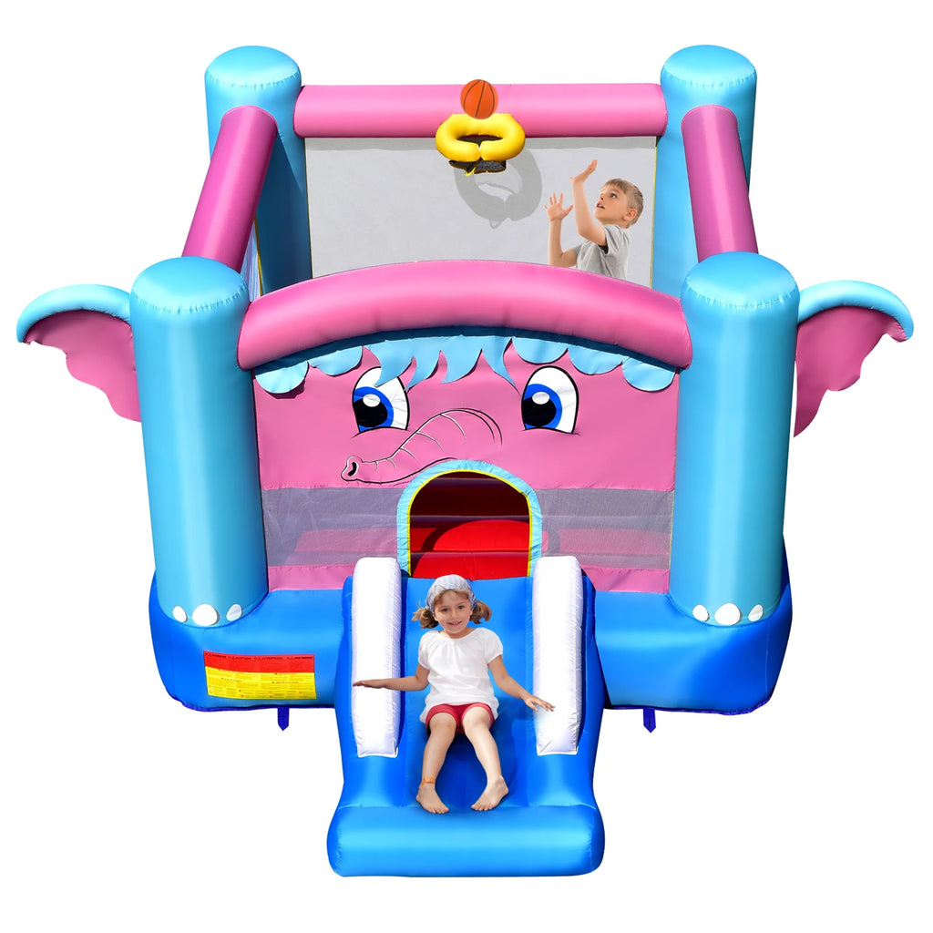 Inflatable Bounce House 3-in-1 Elephant Theme Castle J92276