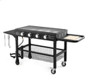 4-Burner Portable Propane Gas Grill with 48000BTU Steel Outdoor Grill U44802