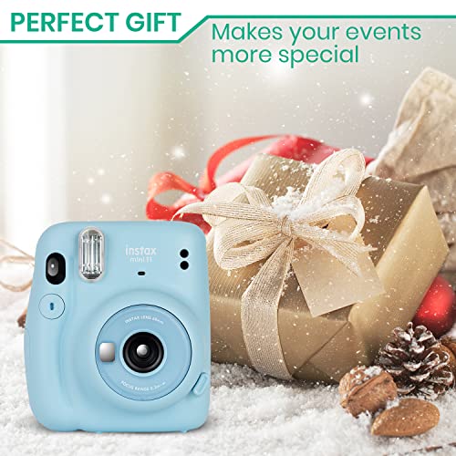 Charcoal Gray Instant Camera with Instant Film and Accessories Q959