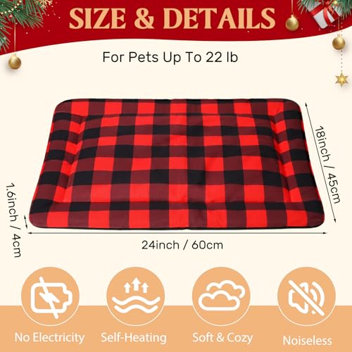 2 Pack Green Self Warming Cat Bed 18 x 24 Inch S79943