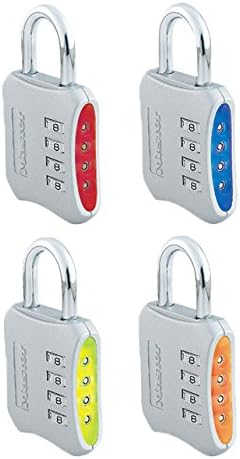 2-inch Combination Padlock 4-Pack K643495