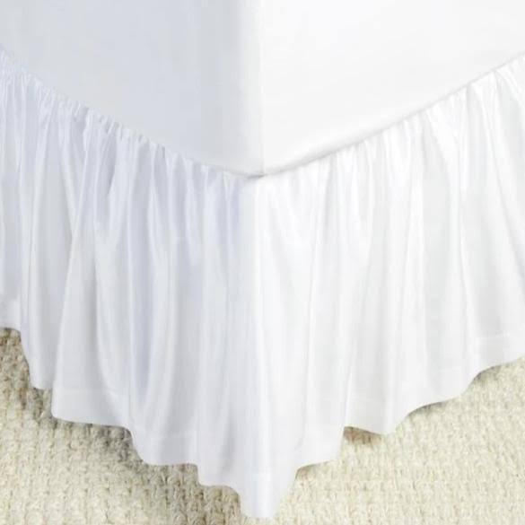 Dark Khaki Queen Dust Ruffle G370