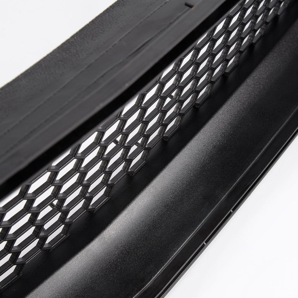 Front Bumper Hood Grill Grille With White DRL LED Light F6489