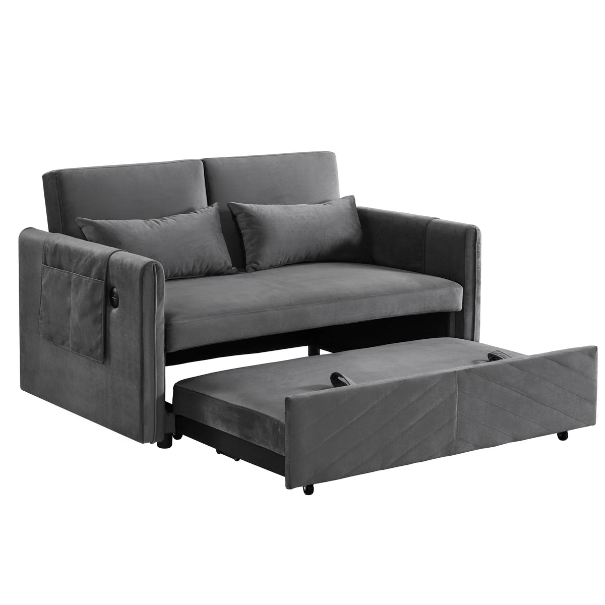 Gray Upholstered Sleeper Sofa O176938