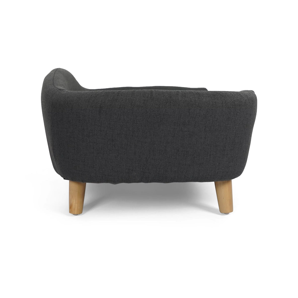 Dark Gray Small Plush Pet Bed U9014