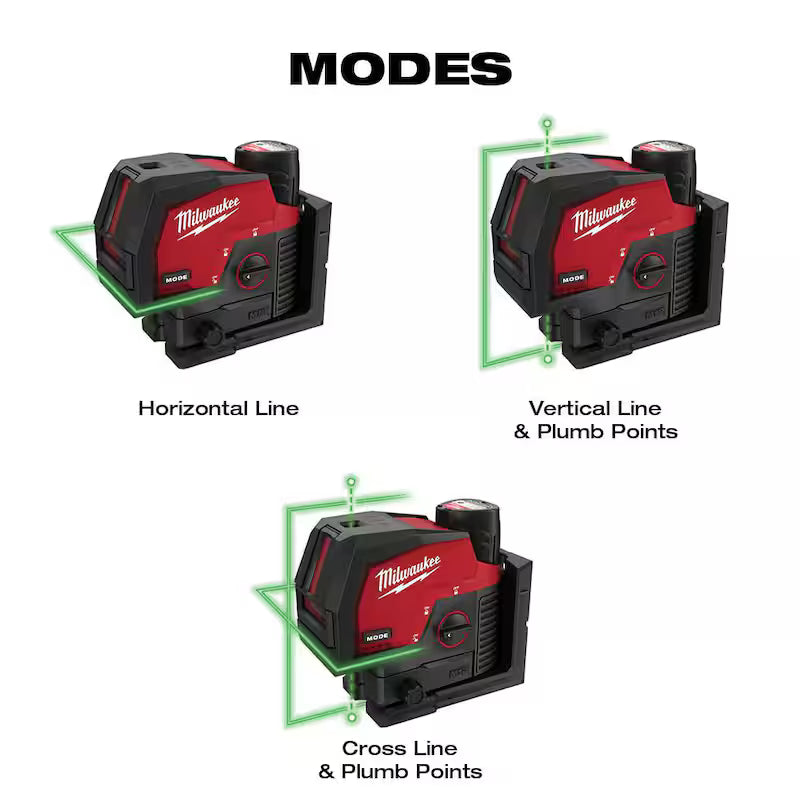 12-Volt Cordless Green Laser Level with Battery Pack M843506