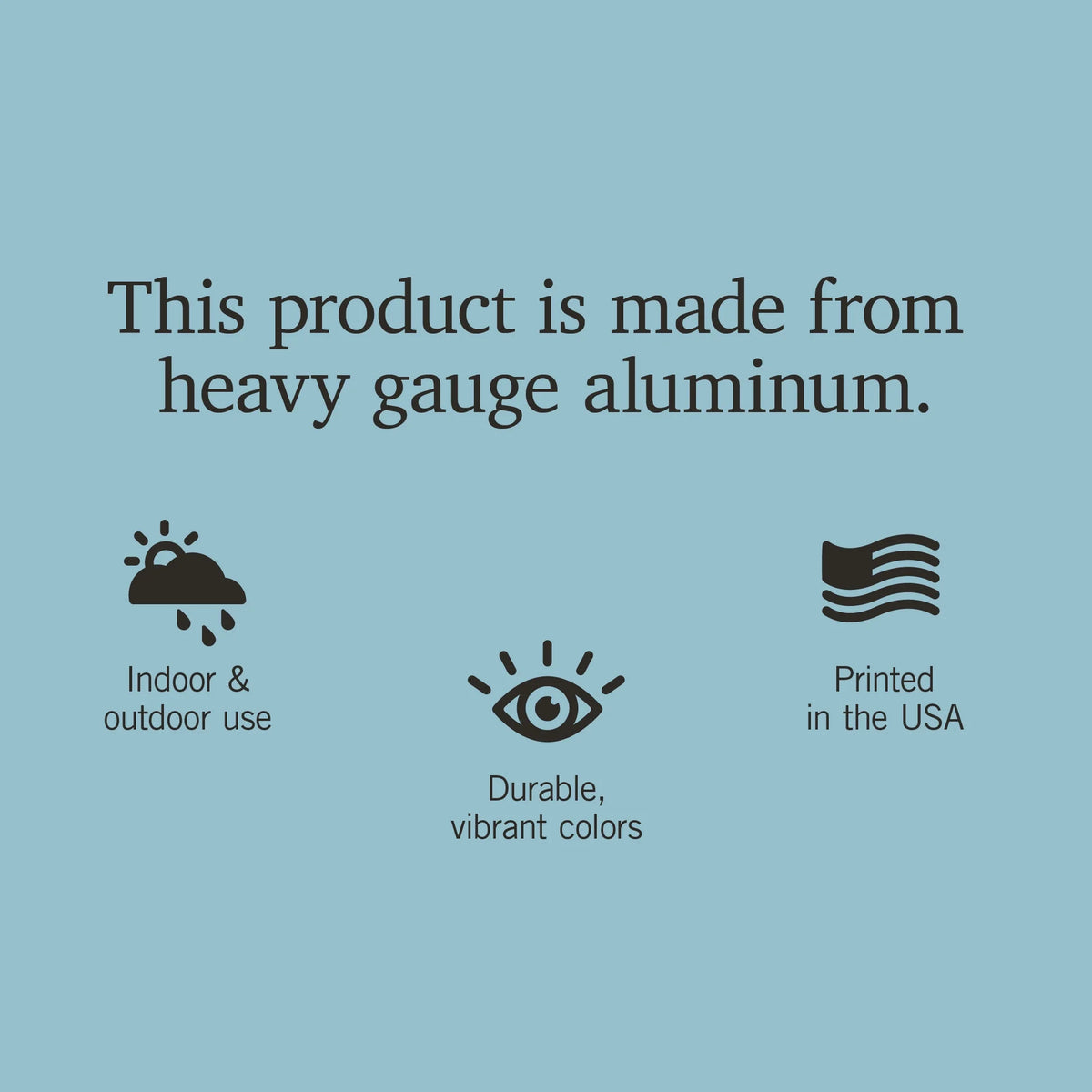 12x18 Aluminum Indoor Outdoor Metal Sign Decor S2149