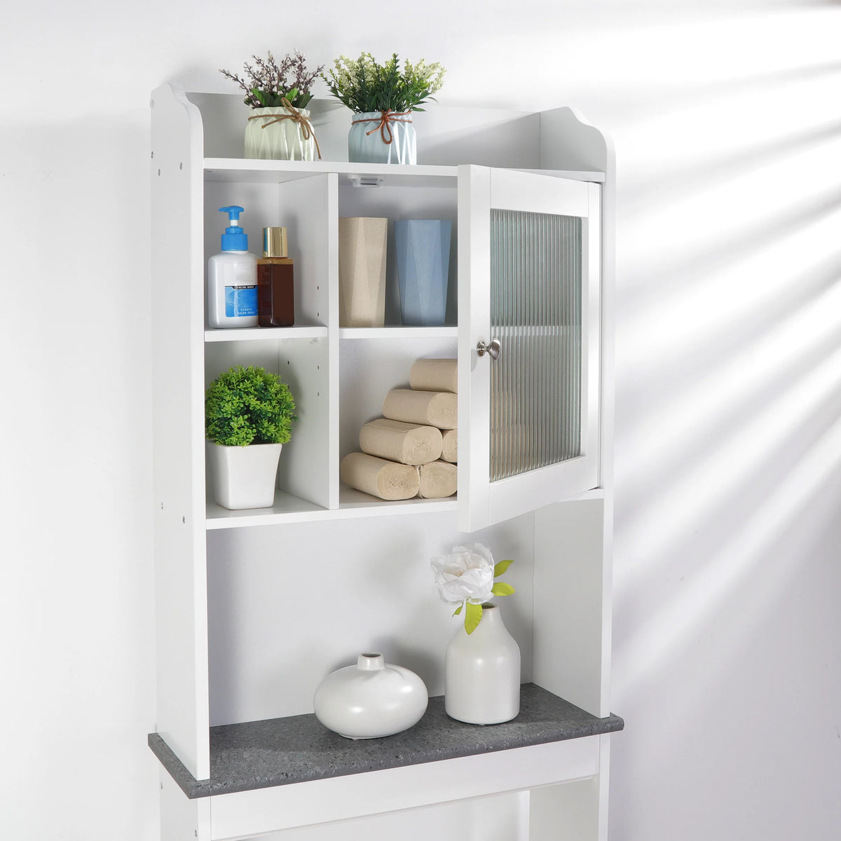 Over The Toilet Storage Cabinet White B521632