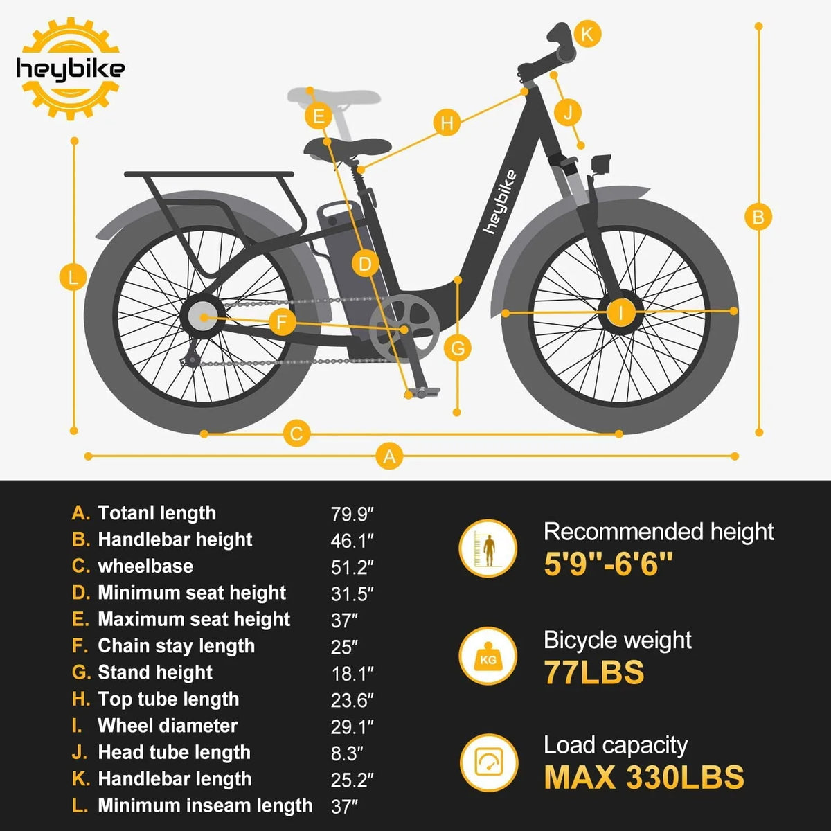 750W 48V 20AH Removable Battery 26 Fat Tire Step-Thru Electric Bike V19899