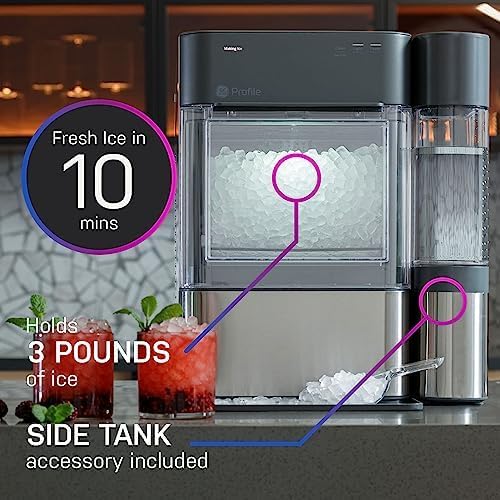Stainless Steel Countertop Nugget Ice Maker with 1 Gallon Tank P814098