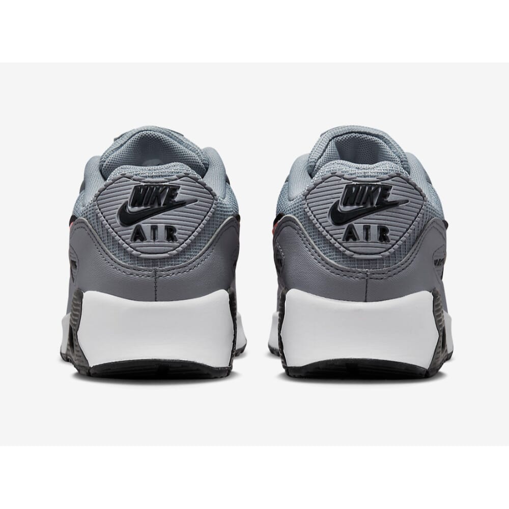 Wolf Grey/Sunset Glow Air Max 90 Grade-School Size 7Y X106