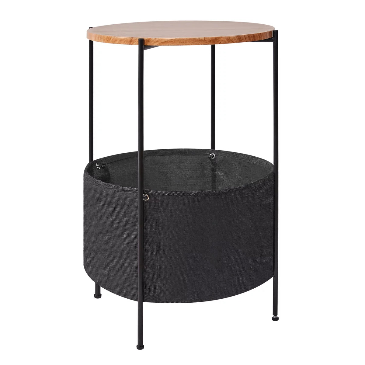 Small End Table Nightstand with Fabric Storage G87563